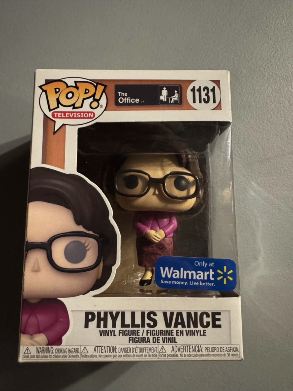 Funko Pop! The Office Phyllis Vance #1131 Rare Limited Walmart Edition